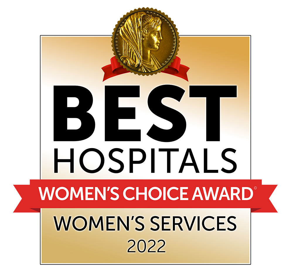Women's Choice Awards Best Hospital for Women's Services - 2022